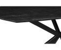 Eettafel Colorado Deens ovaal mangohout 160x90 cm - zwart | Meubelplaats