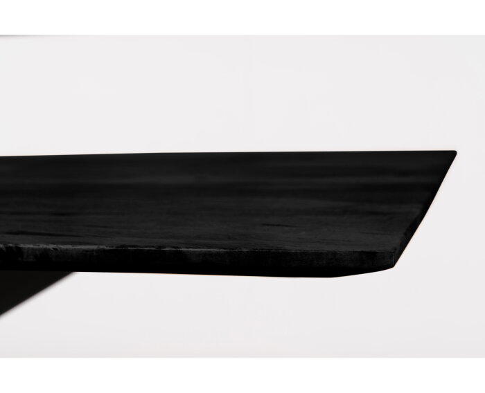 Eettafel Florence rechthoek facetrand 180x100 cm Glad - Zwart